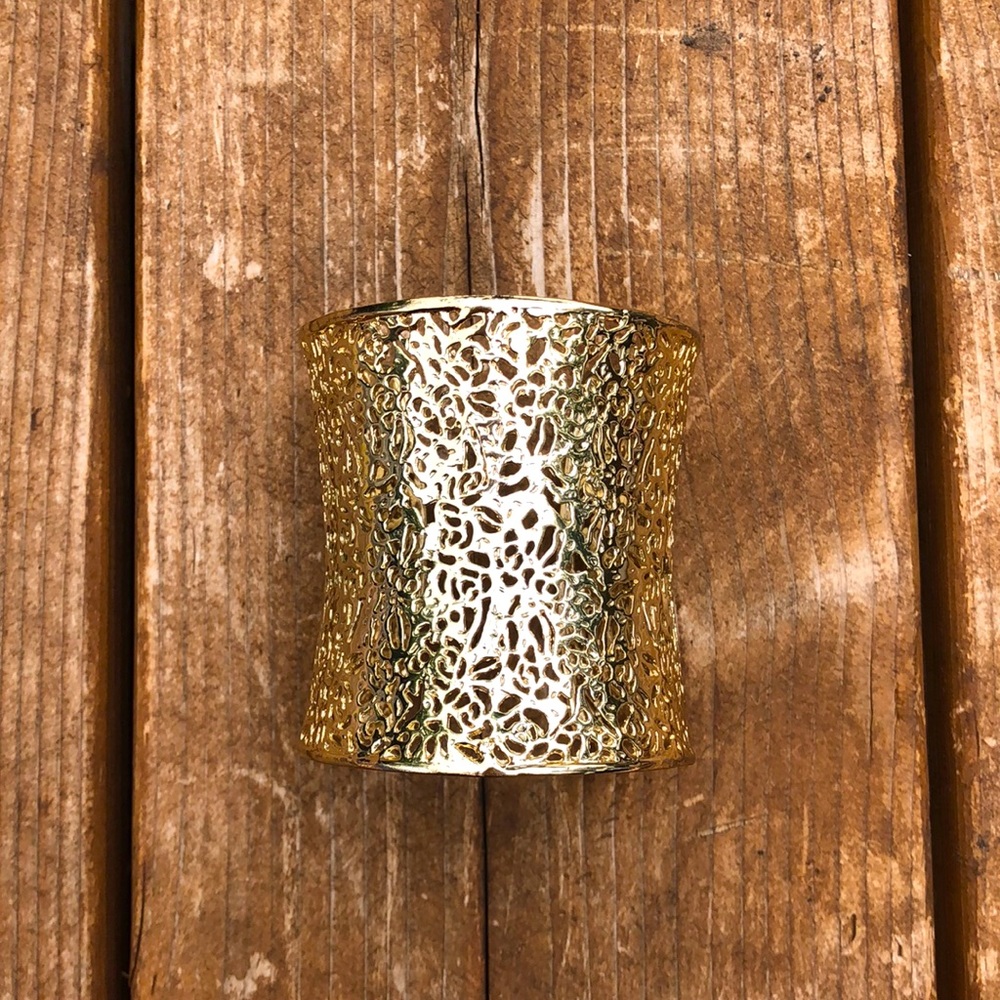 Kendra Scott Gold Vintage Adjustable Cuff Bracelet